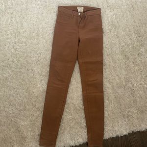 L’AGENCE tan jeans